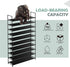 KIKIONLIFE 10 Tiers Shoe Rack Tower Storage Organizer Cabinet Black