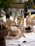 6PCS Set (6pcs EMPO Bathroom Clear Glass Accessories (Lotion Soap Dispenser, Soap Dish, Toothbrush Holder, Tumbler