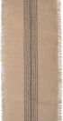 DII Jute Burlap Collection Table Runner, 14x72, Kitchen Tabletop with Middle Stripe Gray