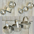 3 Pieces Round Biscuit Cutter with Handle - Stainless Steel Round Circle Doughnut Cutter Baking Molds Assorted Size by Maykito