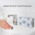HBlife Acrylic Guest Towel, Paper Napkin Holder for Bathroom - Clear Waterproof Vertical Stand, Disposable Paper Hand