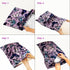Silk Satin Pillowcase for Hair and Skin, Soft Standard Size Pack of 2, Wrinkle and Fade-Resistant, Purple Butterflies