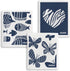 Stasher Swedish Dishcloths for Kitchen, 3-Pack Reusable Dish Cloths, Super Absorbent, Soft,