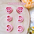 Keoker Clay Cutters for Polymer Clay Jewelry, 5 Shapes Potted Plant Cutters for Earrings Making