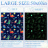 2 3 4 5 6 7 8 9 10 50"x60" SALIMAH Glow in The Dark Blanket Dinosaur Gifts for Girls, Toys for Girls Boys Age Year Old