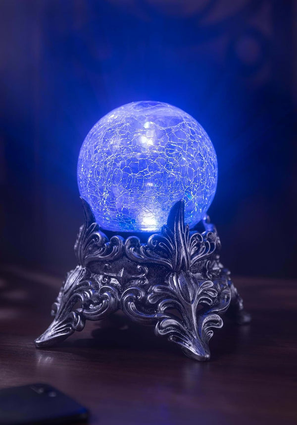 Seasons Mystic Crystal Ball with Color Changing Lights