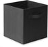 Casafield Set of 6 Collapsible Fabric Cube Storage Bins, Black - 11" Foldable Cloth Baskets