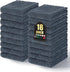 Homaxy 18 Pack Dish Towels for Kitchen (10 x 20 Inches, Dark