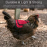 OIUXIMT 3 5-7.6lbs Pieces Premium Chicken Saddles with Adjustable Straps - Outdoor Hen Saddles - Chicken Sweater Aprons