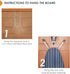 Over The Door Iron Board Caddy - Storage Organizer for Iron and Ironing Board, Fits Y Leg Ironing Board
