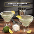Dragon Glassware Set of 2 Margarita Glasses - 12 oz Clear Double Wall Stemless Insulated Barware for Hot or Cold
