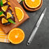 Stainless Steel Curved Grapefruit Knife - Serrated Kitchen Knife, Small Fruit Knife, Citrus Cutter, Chef Knife
