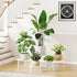NQW 5 Pack Heavy Duty Rustproof Iron Flower Pot Stand Holder Indoor Outdoor