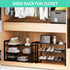 3 9-12 Closet Jripae Bamboo Shoe Rack for Entryway, Stackable Tier Shoe Organizer Shelf Storage Pairs Shoes Stand Cubby