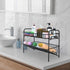 HengLiSam Spice Rack Organizer for Countertop, Heavy Duty Full Solid Metal Kitchen Shelves, 2 Tier Freestanding Holder