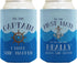 Captain First Mate Funny Boating Gifts Bundle 2 Pack Can Coolie Drink Coolers Waves