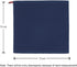 Mia'sDream 6 Pack Natural Cotton Dish Towels, Soft Absorbent Waffle Weave Kitchen Cloths, 12"x12", Navy Blue