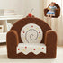OUOZZZ Toddler Chair for Ages 16, Soft Sherpa Kids Sofa with Book
