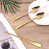 BOXOB 3pcs Set, Serrated Grapefruit Spoons and Knife Stainless Steel Grapefruit Curved Serving Utensils for Citrus