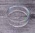 sowaka 9 Pcs Acrylic Clear Small Round Baseball Ring Stands, Easel Holders for Soft Ball, Tennis Ball, Spheres, Marbles