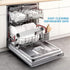 Over The Sink Stainless Steel Roll Up Dish Rack, Roll Out Dish Drying Rack for Kitchen Dishes, Cups