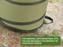 Hard Bottom Collapsible Garden Bag, 45 Gallon Pop Up Trash Can for Camping, Reusable Yard Waste Bags for Patio, Leaf,