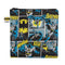 Bumkins DC Comics Batman Reusable Sandwich and Snack Bags, Washable Fabric, Waterproof Cloth Zip Bag, Large