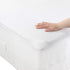 Masirs Zippered Mattress Encasement - Waterproof, Breathable, Noiseless, Machine Washable, Soft Terry Top