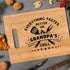 Gifts for Grandpa, Best Grandpa Birthday Gifts - Personalized Bamboo Cutting Board Gift for Grandpa Grandfather Papa, Cool Fathers Day, Christmas or Birthday Gifts for Grandpa by GiftyTrove