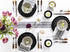 36 Inches 100% 14 36 Inch Solino Home Stripe Linen Table Runner - Pure Linen Black and White Farmhouse Table Runner x