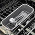 Utensil Drying Rack, 2 Pack Stainless Steel Holder, Compact Dish Rack for Kitchen Counter, Silverware Basket Organizer