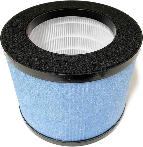 Nispira True HEPA Replacement Filters, Compatible with TOPPIN TPAP002 Air Purifier Comfy Air C1, Compared to Part# TPFF002, 1-Pack