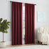 ECLIPSE Solid Thermapanel Room Darkening Curtain, 1 Panel, 54" x 84", Merlot