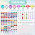192Pcs Items(10IN) UFU DIY Fairy Wand Beaded Garden Stakes Kit, Fairy Wands Kit with Sparkling Crystal Pendants