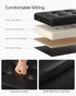 12.2 16.1 12.2 Inches, 286 lb ULSF100B01 SONGMICS Small Folding Storage Ottoman, Foot Rest Stool, Cube Footrest