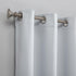 Sun Zero Easton Energy Saving Blackout Grommet Curtain Panel, 40" x 108", Oyster White