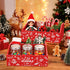 2 QIKSION Pcs Hot Cocoa Bar Station Supplies, Wood Hot Chocolate Bar Organizer Accessories, Chocolate Bar Containers