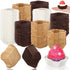 Uiifan 1200 Pcs Square Cupcake Liners 1.77"x1.77" Disposable Greaseproof Paper Baking Cups for Wedding Graduation Party