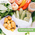 Set 9 purifyou of Reusable Produce Bags Heavy Duty Washable Mesh Grocery Bags with Drawstring, Ideal for Farmers