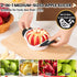 SCHVUBENR 3.5 Inch Apple Slicer with 12 Sharp Blades | Professional Stainless Steel Apple Cutter and Corer