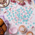 Wheels or Heels Confetti Glitter, Baby Shower He or She Party Table Decorations, 120pcs