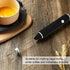 Mini Electric Blender, Rechargeable Handheld Whipper with 3 Modes for Frappe and Hot Chocolate