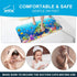 40''x16'' XIYUNTE Baby Bath Mat for Tub Non Slip Kids Bath Mat - Extra Long Cartoon Turtle Baby Bath Tub Mat