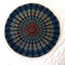 22" Blue Mandala Barmeri Round Floor Pillow Cover Cushion Meditation Seating Ottoman