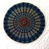22" Blue Mandala Barmeri Round Floor Pillow Cover Cushion Meditation Seating Ottoman