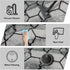6x9 Fluffy Area Rugs for Living Room,Shag Area Rug for Bedroom,Geometric Soft Fuzzy Rug Non-Shedding Indoor Plush