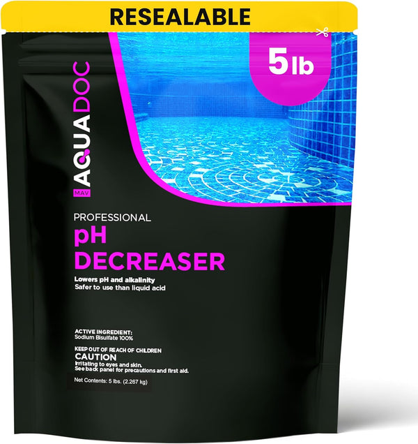 MAV AquaDoc pH Down for Pools - 5lb - Sodium Bisulfate pH