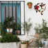 Zoihet Round Metal Bird Wall Art Decor, Hummingbird Silhouette for Garden and Fence