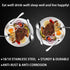 Dinner Forks Set of 6, Top Food Grade Stainless Steel Silverware Forks, 8 Inches, Mirror Finish & Dishwasher Safe