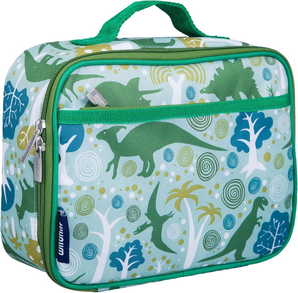 Wildkin Kids Insulated Lunch Box, Durable and Reusable for School & Travel - Dinomite Dinosaur